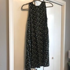 Old Navy black floral dress